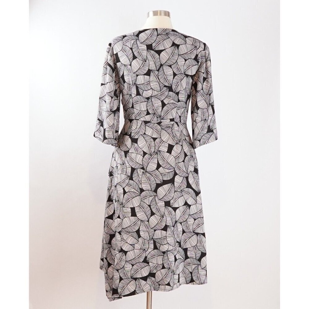 Natori Leaves of Paradise Asymmetrical Dress - Size 6 - EUC - Picture 3 of 8
